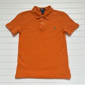 Ralph Lauren Orange Polo Shirt Boys 10/12